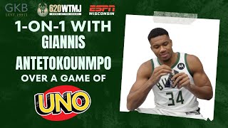 Giannis Antetokounmpo plays Uno by his own rules, confirms his future in Milwaukee with WTMJ