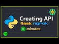 Create A Public API using Python in 5 minutes (flask, ngrok)