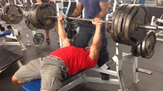 505lb RAW Paused Bench x3 + 1 assisted.