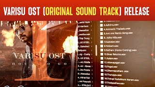 Varisu Ost (Original Sound Track) Release🔥#varisuost #varisu #vijay #thaman #varisubgm #leo#leomovie