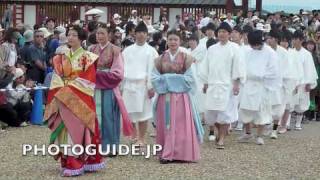 Nara Heijo-kyo Tempyo Procession Part 1/2 (Gigaku) 平城遷都祭2010 天平行列（伎楽）