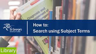 EBSCO - How to search using Subject Terms