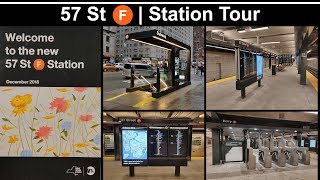 ⁴ᴷ Subway Tour | Re-built 57 St (F) Station