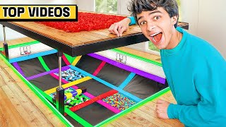 I Built a Hidden Trampoline Park! Here’s What Happened… | Brent Rivera