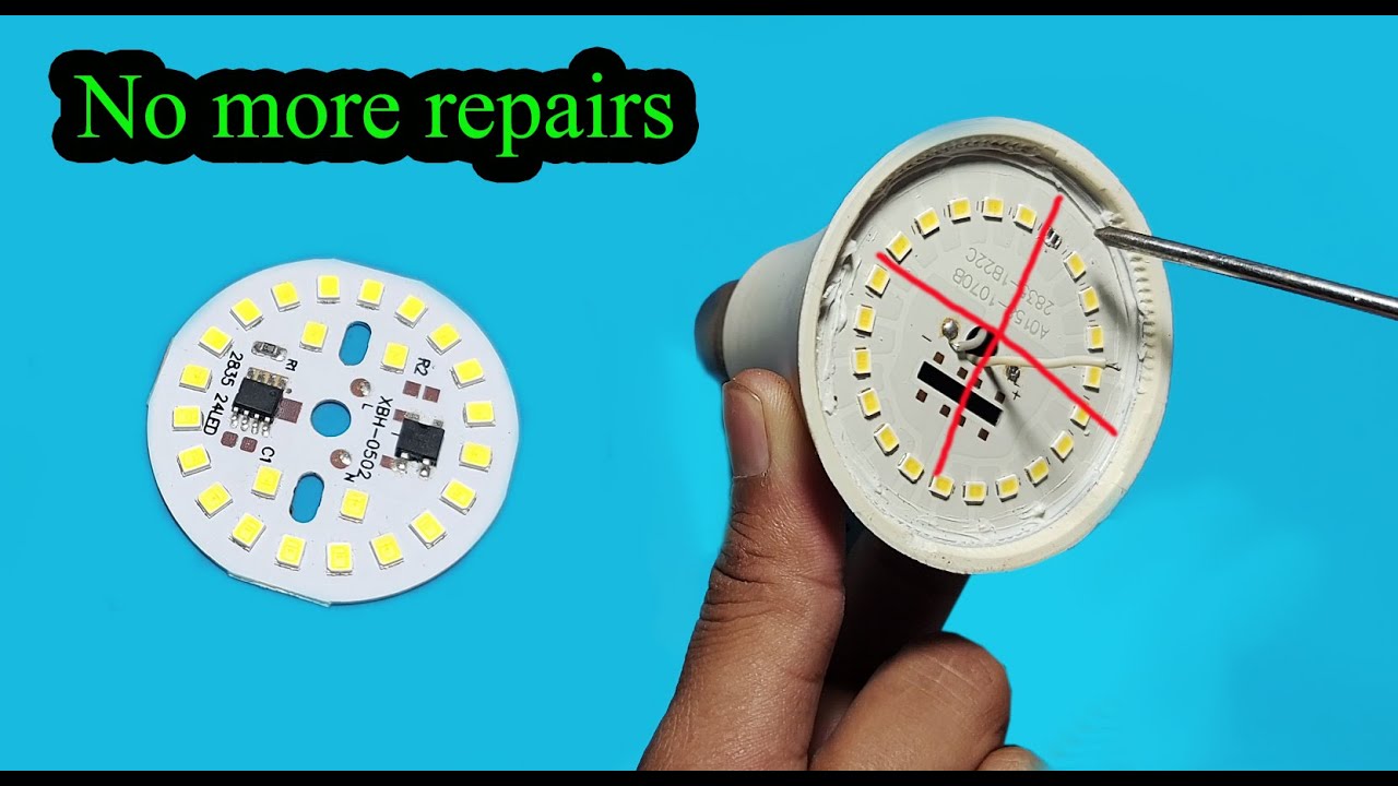 How To Repair LED Bulb - DIY Fix For Common Issues - YouTube