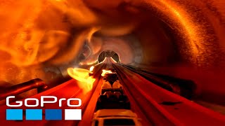 GoPro: Race Through a Flaming Hot Wheels Track