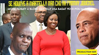 se kounye a MICHEL MARTELLY nan cho ak fanmiy JOVENEL MOISE men USA fanmiy JOVENEL bloke MARTELLY NE