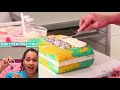 Giant Cupcake PiÒata Cake Filled with MINI Fingerlings  How To Cake It