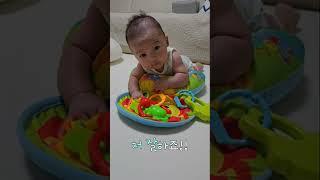 [생후71일♡]터미타임 장난감! #아기 #아기쇼츠 #baby #cute #귀여운아기