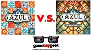 Azul V.S. Azul: Stained Glass of Sintra Comparison (Battle of the Games) with the Game Boy Geek