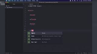 Basic HTML Page Structure