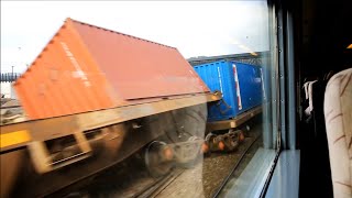 Derailed Freight Train at West Footscray - November 2013