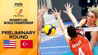 USA vs. TUR - Full Match | Women's U20 Volleyball World Champs 2021