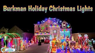 Burkman Holiday Christmas Lights 2024 | Best Free Christmas Lights in Dallas / Fort Worth #christmas