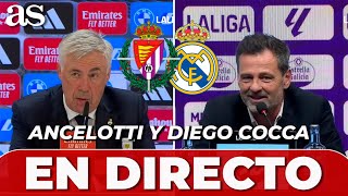 ANCELOTTI y DIEGO COCCA EN DIRECTO | RUEDA de PRENSA tras VALLADOLID vs REAL MADRID | LALIGA