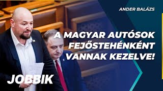 Csökkenteni kell a tranzitforgalom okozta terheket! #anderbalázs #parlament