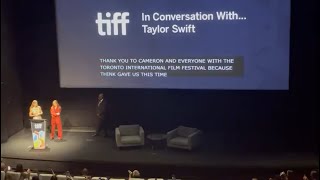 Taylor Swift introducing 'All Too Well: The Short Film' #TIFF