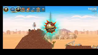 Angry Birds Star Wars - Tattooine Using All Power-Ups Gameplay