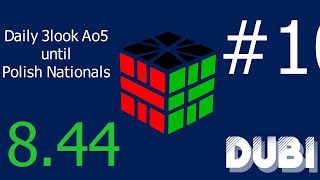 Daily 3look ao5 of Square-1 until Polish Nationals #10 - 8.44 ao5