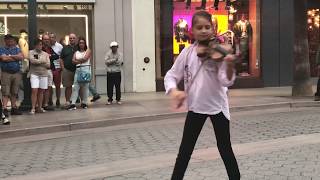 Pink - What About Us - Street Musician - Karolina Protsenko - Violinist