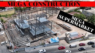 NEW MEGA CONSTRUCTION | MEGA SUPERMARKET ON CONSTANT SPRING ROAD | DRONE VIDEO | KINGSTON | JAMAICA