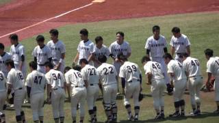 2017年春季リーグ戦東京六大学野球 　明治対立教第二戦 　明治校歌と試合後挨拶