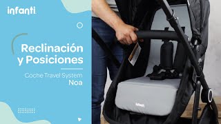 Coche Travel System Noa - Reclinación  y Posiciones