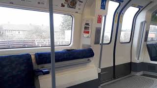 Ride on the Jubilee line from Kilburn to Wembley Park.