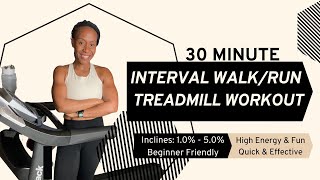 30 Minute Walk/Run Tread Workout for Weight Loss and More|Build Endurance| All Levels