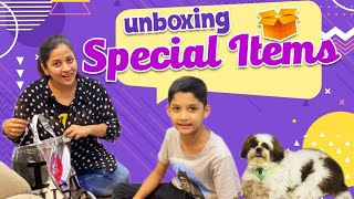 Unboxing Special Items for My Pet Dog| Puppy Needs| Pet care| Vlogs| Booster Prabhanjan