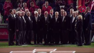 The Marlins and Nationals pay tribute to José Fernández