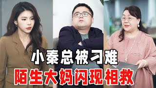 小秦总被油腻客户刁难吃豆腐，偶遇的陌生大妈变豪门总裁闪现解围！她居然是...【心怡啊】