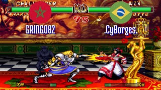 FT5 @samsho2: GRINGO82 (MA) vs .CyBorges. (BR) [Samurai Shodown II Fightcade] Feb 5