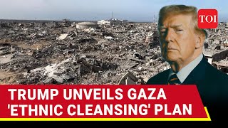 High Drama Onboard Air Force One Plane As Trump Drops Gaza Bombshell; 'Vacate Palestinians...'