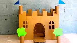 How to make your own cardboard play castle
