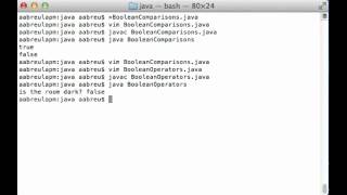 Boolean overview in JAVA