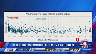 Aftershocks continue after 5.7 earthquake