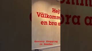 Grocery Shopping in Sweden. Everything you need to know. Link to full video below👇🏾