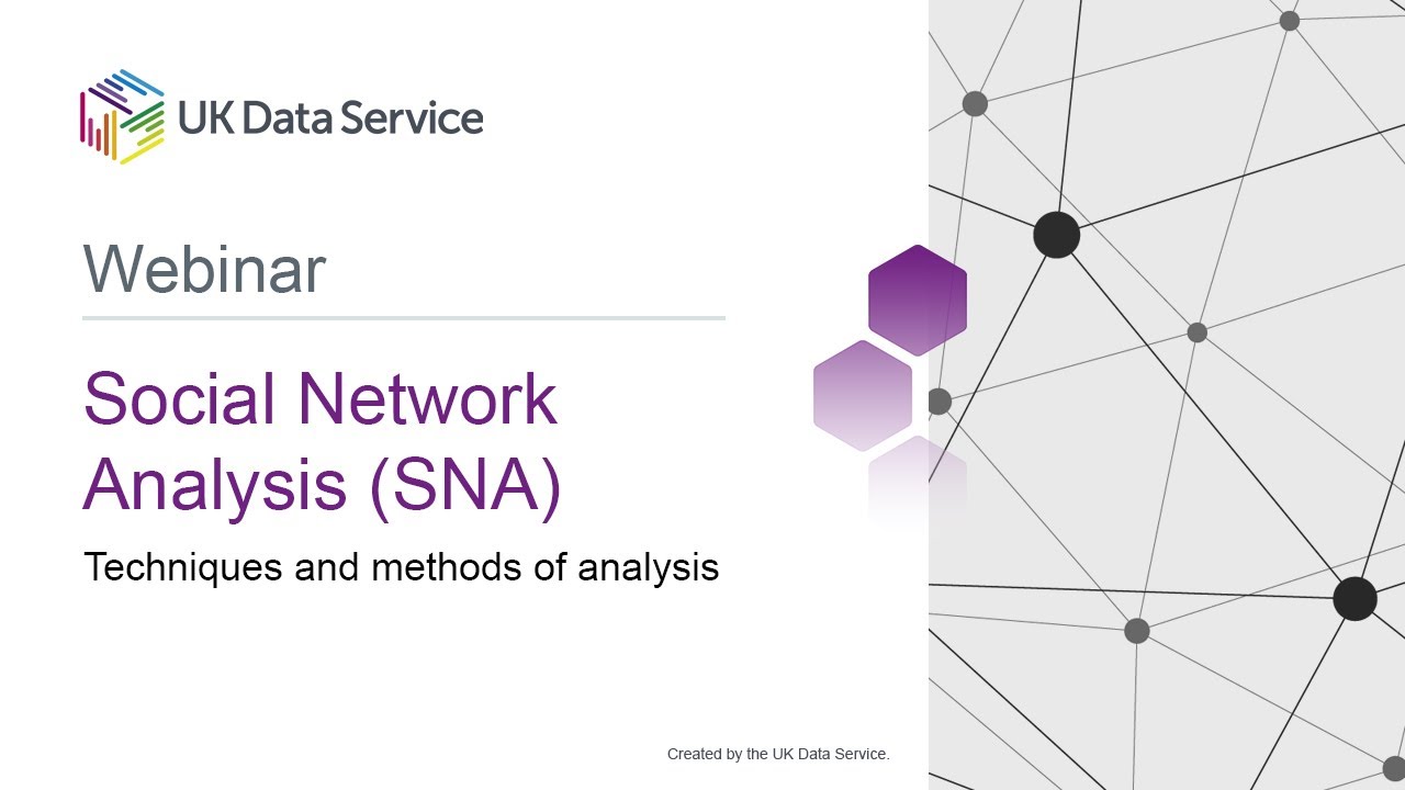 Webinar: Social Network Analysis: Techniques And Methods Of Analysis ...