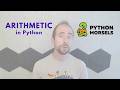 Arithmetic in Python