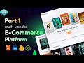 E Commerce Website Design Using HTML CSS & JavaScript  | Part 1