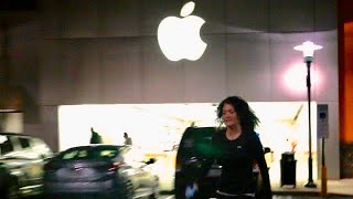 Mom Breaks iPhone at Apple Store!