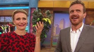 El Chicharito Vidente sorprendió a Cameron Diaz y Jason Segel