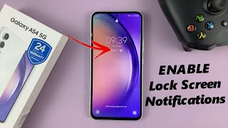 How To Show Notifications On Lock Screen Of Samsung Galaxy A54 5G