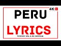 Fireboy DML & Ed Sheeran - Peru (4K Lyrics)