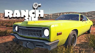 Meu primeiro PERRENGUE e o CARRO CLÁSSICO no Ranch Sim