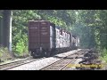 csx m372 mixed manifest freight train in west aikin youtube recording