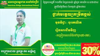 ABI: ថ្នាក់មត្តេយ្យកម្រិតខ្ពស់ / មុខវិជ្ជា បុរេគណិត / រៀនសាដើមវិញ/ រៀបលំដាប់លេខពីធំទៅតូច