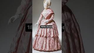 1840s 🆚 1740s dresses 👗|| fashion history || Victorian era || Georgian era || 18th \u0026 19th century