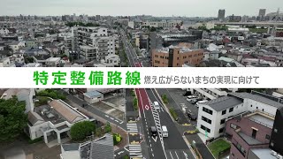 【字幕版】特定整備路線～燃え広がらないまちの実現に向けて～